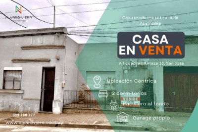 Casa en Venta en San José de Mayo, San José