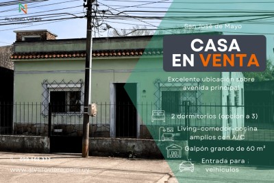 Casa en Venta en San José de Mayo, San José