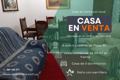 Casa en Venta en Centro, San José de Mayo, San José