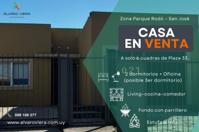 Casa en Venta en San José de Mayo, San José