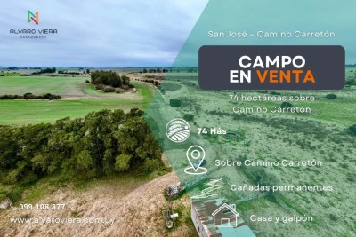 Campo en Venta en Zona Rural, Cañada Grande, San José