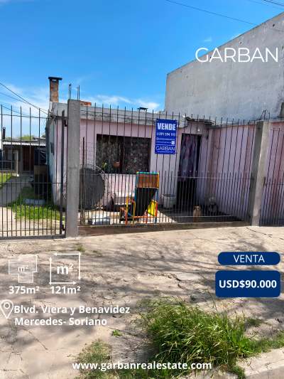 Casa en Venta en Mercedes, Soriano
