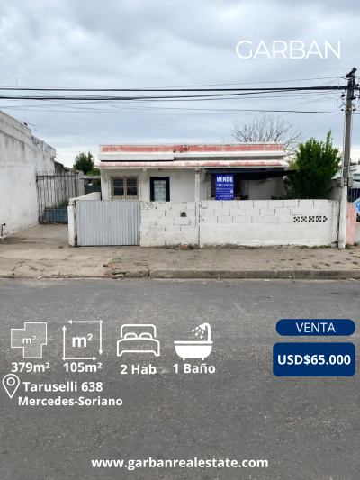 Casa en Venta en Mercedes, Soriano