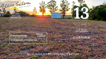 Terreno en Venta en Curtina, Tacuarembó