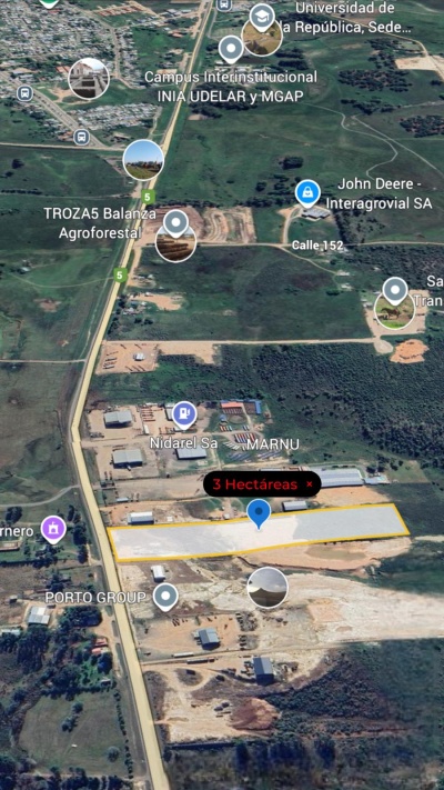 Chacras en Venta en Ruta 5 rumbo al Sur, Tacuarembó, Tacuarembó