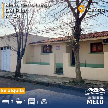 Casas y Apartamentos en Alquiler en ESTERO BELLACO, Melo, Cerro Largo