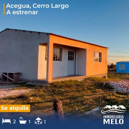 Casa en Alquiler en Aceguá, Cerro Largo