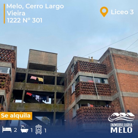 Apartamento en Alquiler en Caltieri, Melo, Cerro Largo
