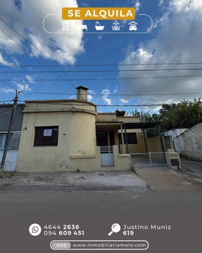 Casa en Alquiler en Melo, Cerro Largo