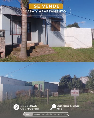 Casa en Venta en Nuevo Pagiola, Melo, Cerro Largo