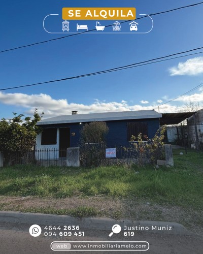 Casa en Alquiler en Melo, Cerro Largo