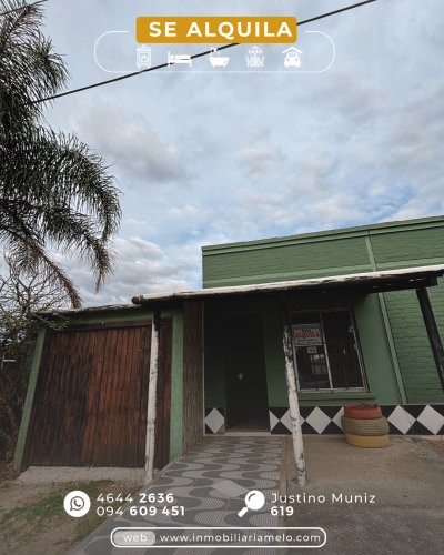 Casa en Alquiler en Melo, Cerro Largo