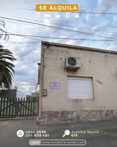 Casa en Alquiler en Melo, Cerro Largo