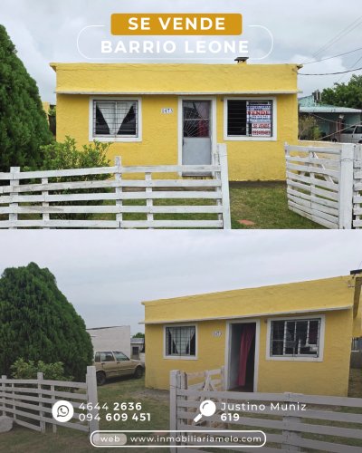 Casa en Venta en LEANDRO GOMEZ, Melo, Cerro Largo