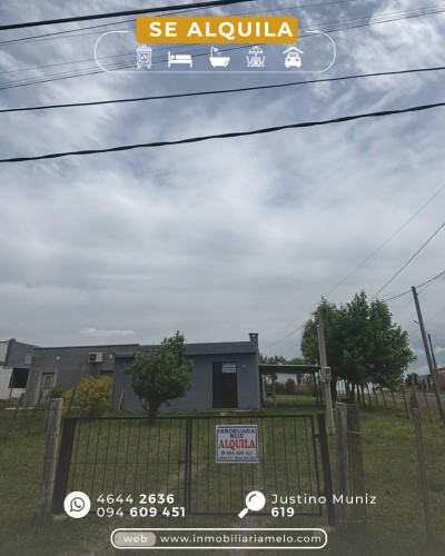 Casa en Alquiler en Melo, Cerro Largo