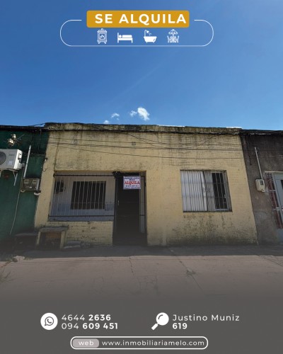 Casa en Alquiler en Melo, Cerro Largo
