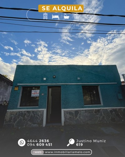 Casa en Alquiler en Melo, Cerro Largo