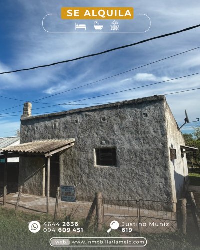 Casa en Alquiler en Melo, Cerro Largo