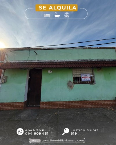 Casa en Alquiler en Melo, Cerro Largo