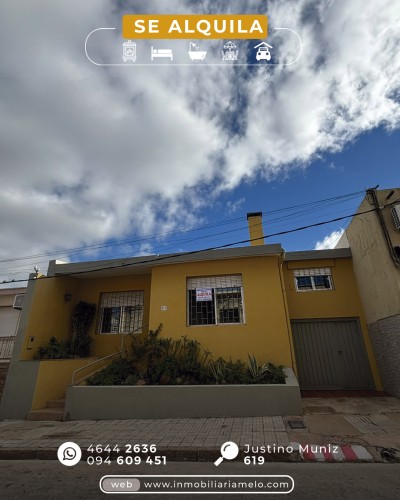 Casa en Alquiler en CENTRO, Melo, Cerro Largo