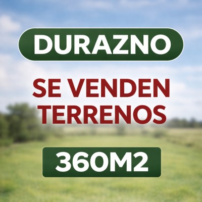 Terrenos en Venta en Vista Linda, Durazno , Durazno