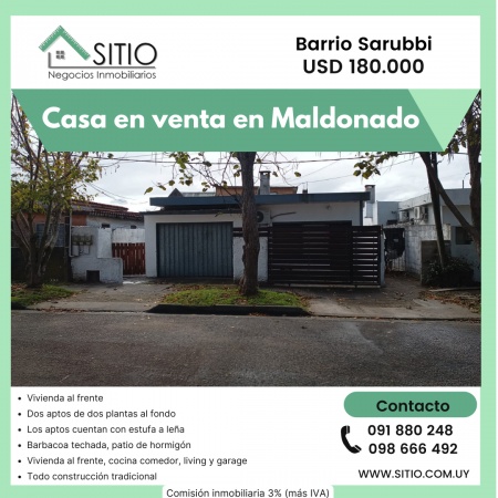 Apartamentos en Venta en SARUBBI, Maldonado, Maldonado