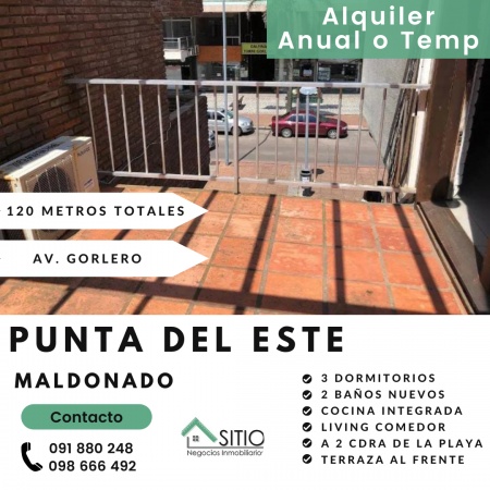 Apartamento en Alquiler en Punta del Este, Maldonado