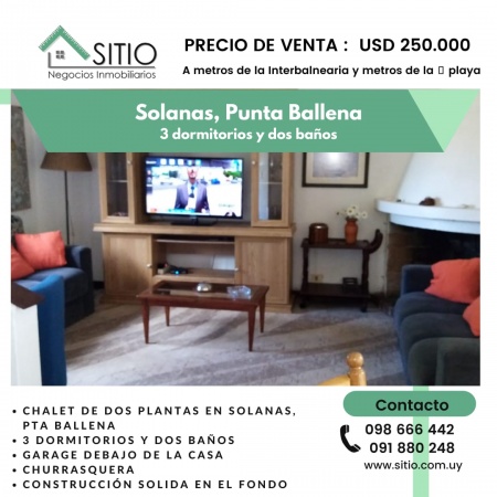 Casas en Venta en Punta Ballena, Maldonado