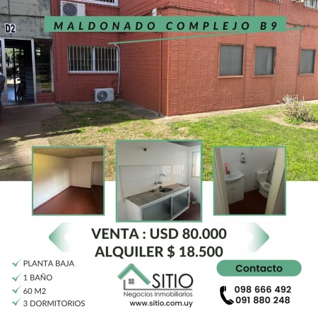 Apartamentos en Venta,  Alquiler en Maldonado