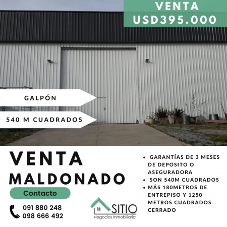 Galpón en Venta en Maldonado, Maldonado