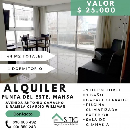 Apartamento en Alquiler en Punta del Este, Maldonado