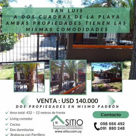 Casa en Venta en San Luis, Canelones