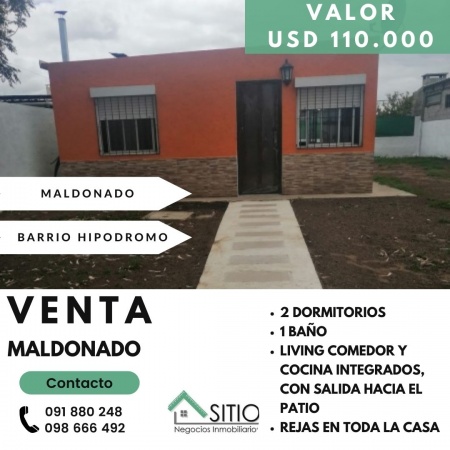 Casas en Venta,  Alquiler en HIPÓDROMO, Maldonado