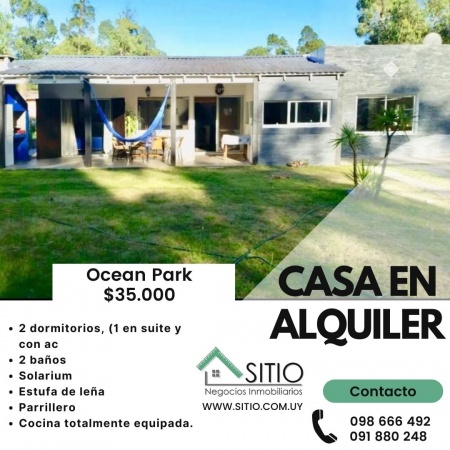 Casas en Alquiler en Ocean Park, Maldonado