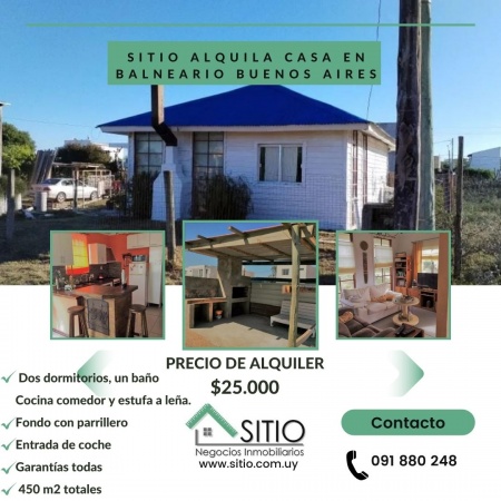 Casas en Alquiler en Balneario Buenos Aires, Maldonado