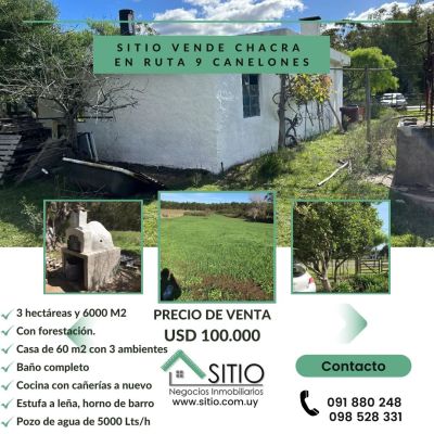 Chacra/ Turistica en Venta en Canelones, Canelones